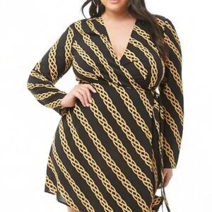 Plus Size 2x F21 Wrap Dress